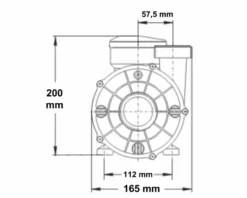 LX WTC 50M Spa Circulatiepomp 0,33 PK -Bestway Verkoop 1808.3 1