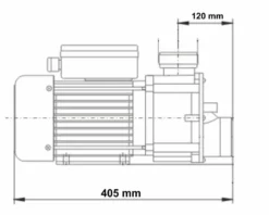 LX JA200 Spa Massagepomp 2 PK - 1 Speed -Bestway Verkoop 3593.2