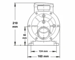 LX TDA75 Spa Circulatiepomp 0,75 PK -Bestway Verkoop 3769.3 1