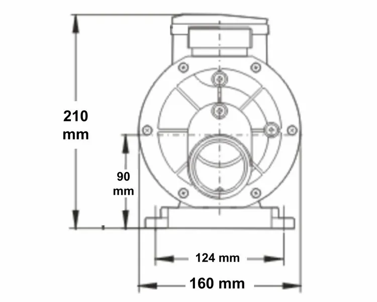 LX TDA100 Spa Circulatiepomp 1 PK 11 LX TDA100 Spa Circulatiepomp 1 PK - Afbeelding 9