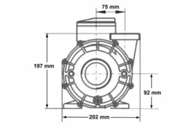 LX WP300 Spa Massagepomp 3 PK - 2 Speed 14 LX WP300 Spa Massagepomp 3 PK - 2 Speed -Bestway Verkoop 3771.3 1