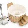 Houtgestookte Hottub Met Filteraansluiting - 4-6 Personen - Wit 2 Houtgestookte Hottub Met Filteraansluiting - 4-6 Personen - Wit -Bestway Verkoop 3 4 inclusief filtratiebox