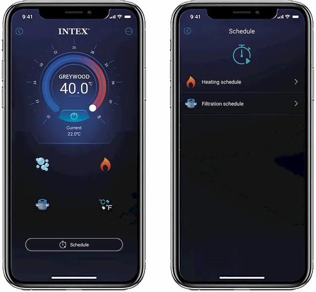 Intex Pure Spa Greywood Deluxe Opblaasbare Spa - 6 Persoons 7 Intex Pure Spa Greywood Deluxe Opblaasbare Spa - 6 Persoons - Afbeelding 5