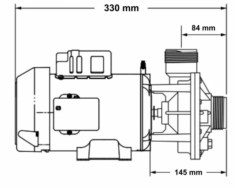 Gecko Aqua-Flo Circ-Master Circulatiepomp 1,15 PK 4 Gecko Aqua-Flo Circ-Master Circulatiepomp 1,15 PK - Afbeelding 2