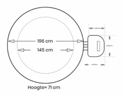 Intex Pure Spa Bubble Therapy Opblaasbare Spa - 4 Persoons 19 Intex Pure Spa Bubble Therapy Opblaasbare Spa - 4 Persoons -Bestway Verkoop intex bubbletherapy 4persoons afmetingen