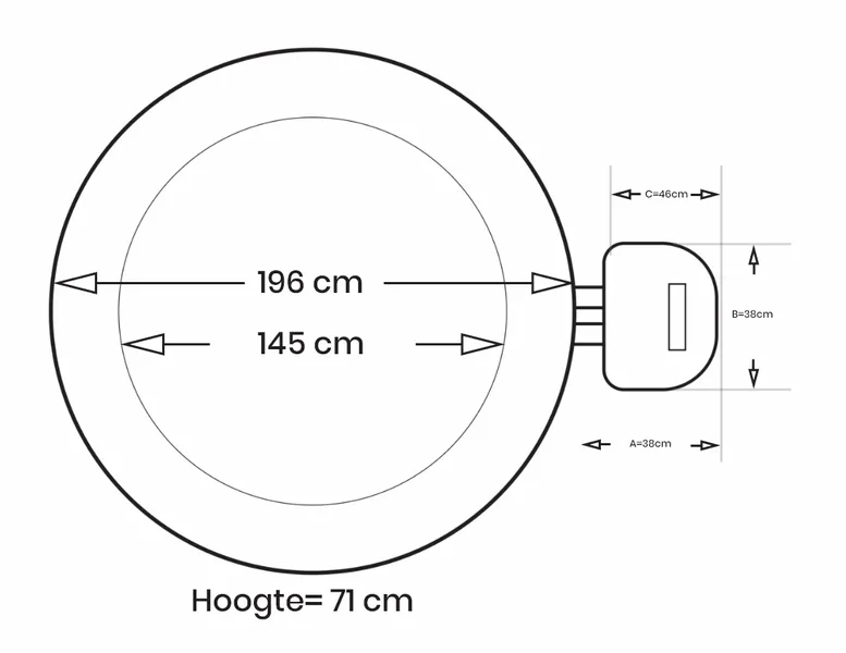 Intex Pure Spa Bubble Therapy Opblaasbare Spa - 4 Persoons 11 Intex Pure Spa Bubble Therapy Opblaasbare Spa - 4 Persoons - Afbeelding 9