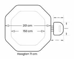 Intex Pure Spa Jet & Bubble Deluxe Opblaasbare Spa - 4 Persoons 19 Intex Pure Spa Jet & Bubble Deluxe Opblaasbare Spa - 4 Persoons -Bestway Verkoop intex jetbubble deluxe 4persoons afmetingen