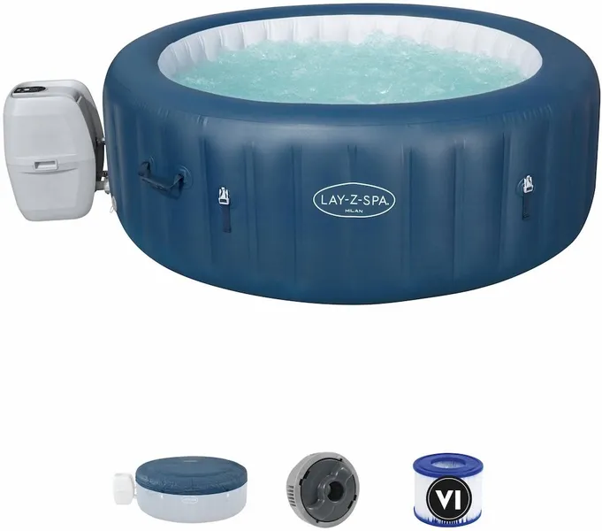 Bestway Lay-Z Spa Milan AirJet Plus Opblaasbare Spa - 6 Persoons - Afbeelding 17