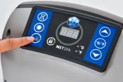 NetSpa Caïman Opblaasbare Spa - 4 Persoons -Bestway Verkoop netspa ca man opblaasbare jacuzzi 4 persoons